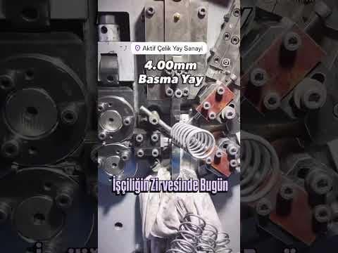 4MM Çelik Baskı Yay Üretimi